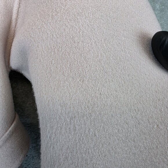 Theory Jacket Womens Petite P Pink Wool Cashmere Belted Open Front 3/4 Sleeve - Picture 3 of 15